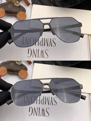 LOW NOSE BRIDGE FIT SUNGLASSES G3807 IN METAL