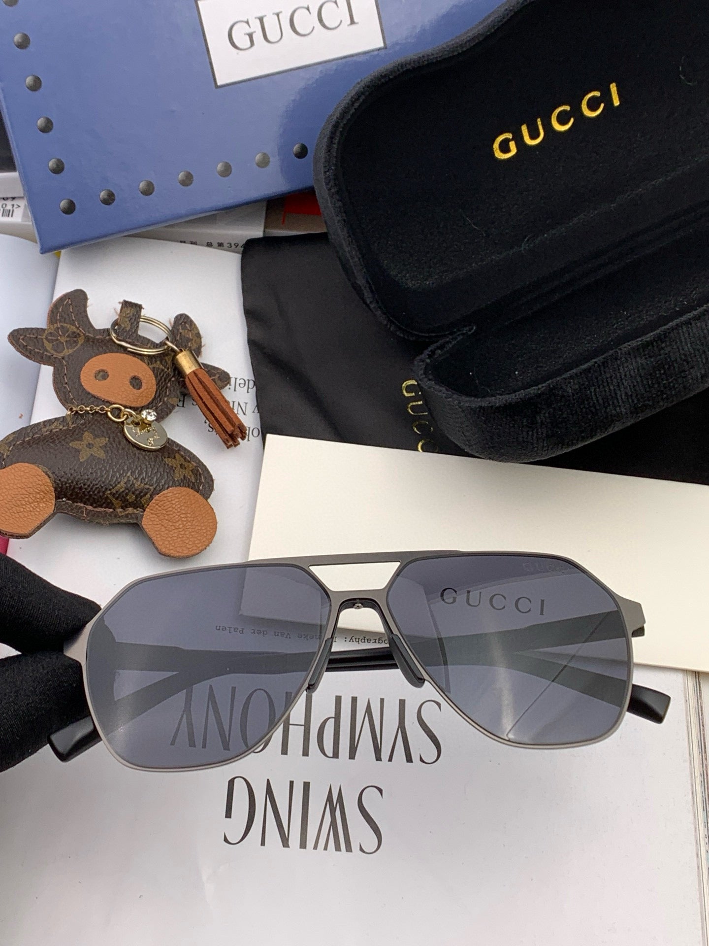 LOW NOSE BRIDGE FIT SUNGLASSES G3807 IN METAL