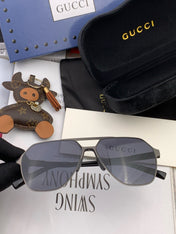 LOW NOSE BRIDGE FIT SUNGLASSES G3807 IN METAL