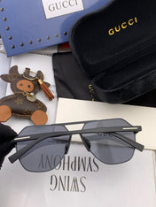 LOW NOSE BRIDGE FIT SUNGLASSES G3807 IN METAL