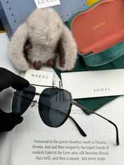 AVIATOR FRAME SUNGLASSES 575760 IN METAL