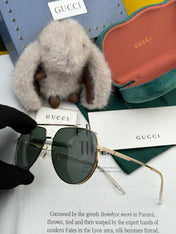 AVIATOR FRAME SUNGLASSES 575760 IN METAL