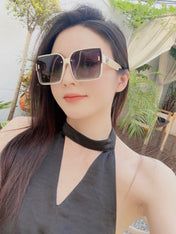 GEOMETRIC FRAME SUNGLASSES G2519 IN ACETATE