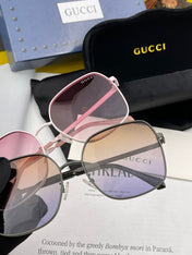 SQUARE FRAME SUNGLASSES G22201 IN METAL