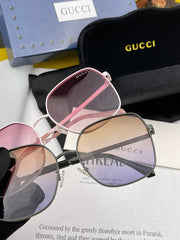 SQUARE FRAME SUNGLASSES G22201 IN METAL