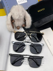 SQUARE FRAME SUNGLASSES G81937 IN ACETATE AND METAL