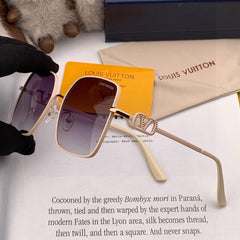 SQUARE SUNGLASSES L6375 IN METAL