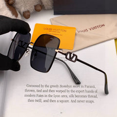 SQUARE SUNGLASSES L6375 IN METAL