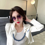 SQUARE SUNGLASSES CH0922 IN METAL