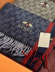 CHANEL 25S SCARF 190 IN CASHMERE 718528