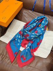 LV SCARF 140 CM IN CASHMERE 721494