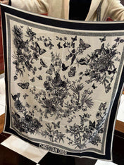 DIOR SCARF 110 CM IN CASHMERE SILK FABRIC 733887