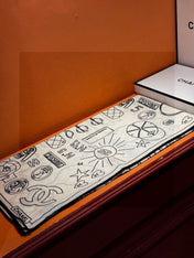 CHANEL 25S SCARF 140 IN SILK 735810