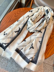 LV SCARF 200 CM IN CASHMERE 738535
