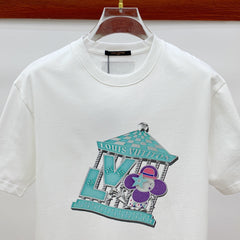 LV WHITE PURE COTTON T-SHIRT 238882