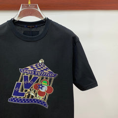 LV BLACK PURE COTTON T-SHIRT 238883