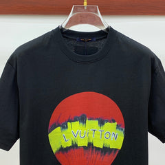 LV BLACK PURE COTTON FABRIC T-SHIRT 238885