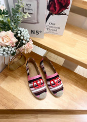 FLAT ESPADRILLE IN COLORFUL CANVAS 2 CM