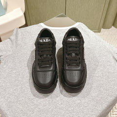 PRA FLATFORM SNEAKERS BLACK CALFSKIN