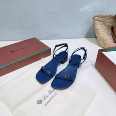 LP MINDIL SANDAL 25 IN COBALT BLUE LAMBSKIN