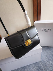 JOSEPHINE BAG 18.5 IN BLACK PATENT CALFSKIN