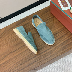LP LOAFERS 25S IN SKY BLUE SUEDE