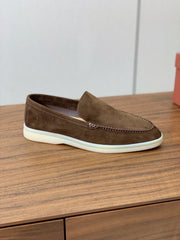 LP LOAFERS 25S IN DARK BROWN SUEDE