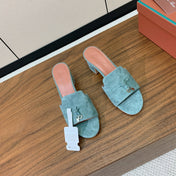 LP HIGH HEELS 25S IN SLATE GREEN SUEDE