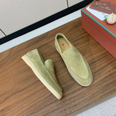 LP LOAFERS 25S IN OLIVE GRAY SUEDE