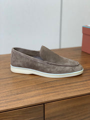 LP LOAFERS 25S IN SMOKY BROWN SUEDE
