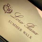 LP LOAFERS 25S IN BLACK LAMBSKIN WITH SILVER HARDWARE