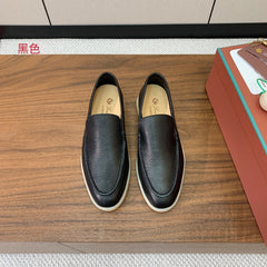 LP LOAFERS 25S IN BLACK LAMBSKIN