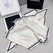 CHANEL 25S SCARF 160 IN SILK 697664