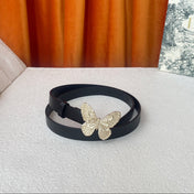 DIOR 25S BELT 20 MM IN BLACK CALFSKIN 567926