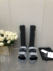 DAD SANDAL SAPHIRE BLUE LAMBSKIN