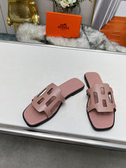 FLATFORM SANDAL LIGHT PINK CALFSKIN