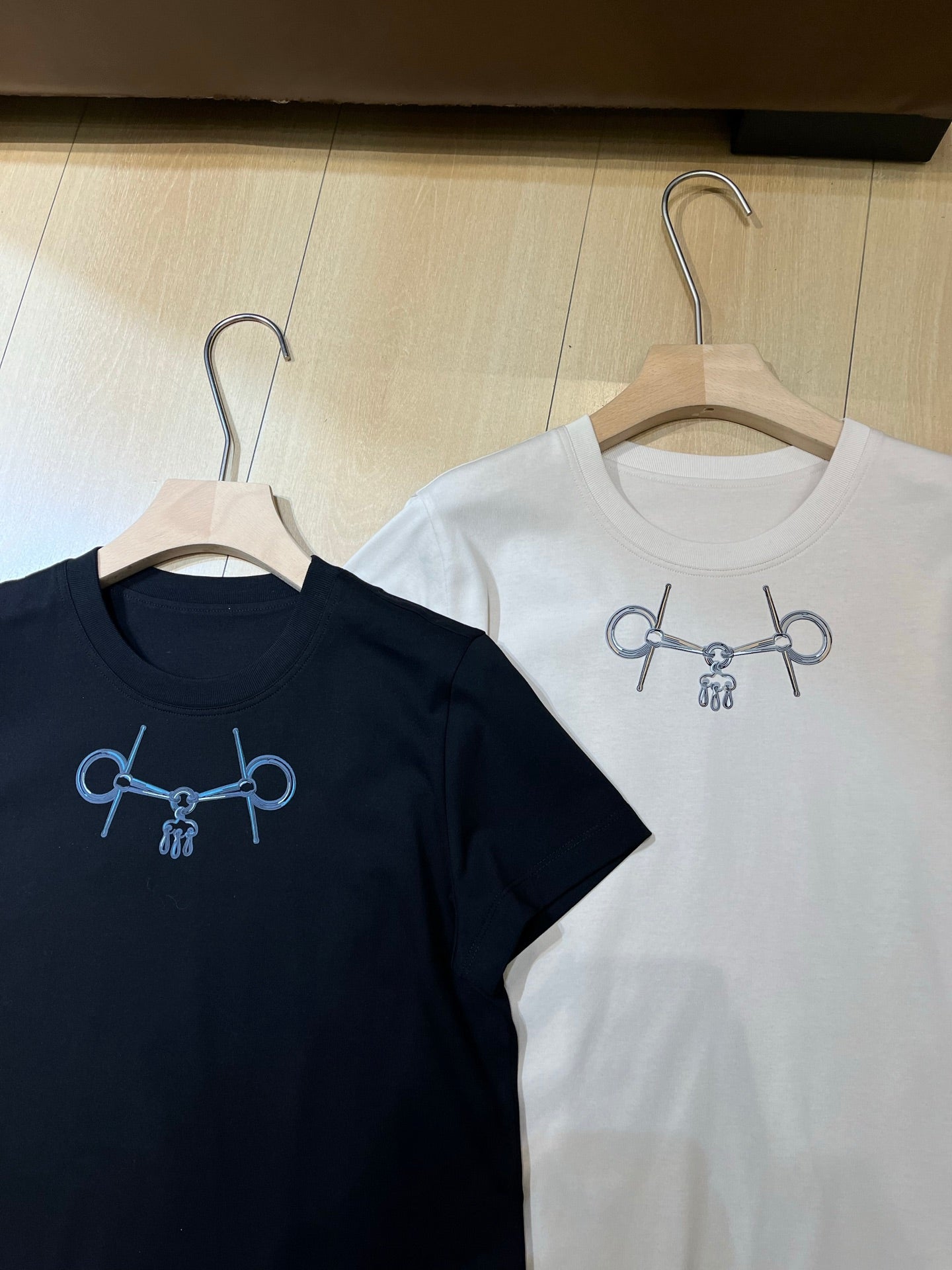 HERMES 25S SHORT-SLEEVE CREW NECK T-SHIRT 374