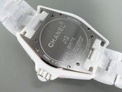 J12 Automatic White Ceramic White Numerals White Dial