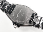 J12 Automatic Black Ceramic Black Numerals Black Dial Black Steel Hands