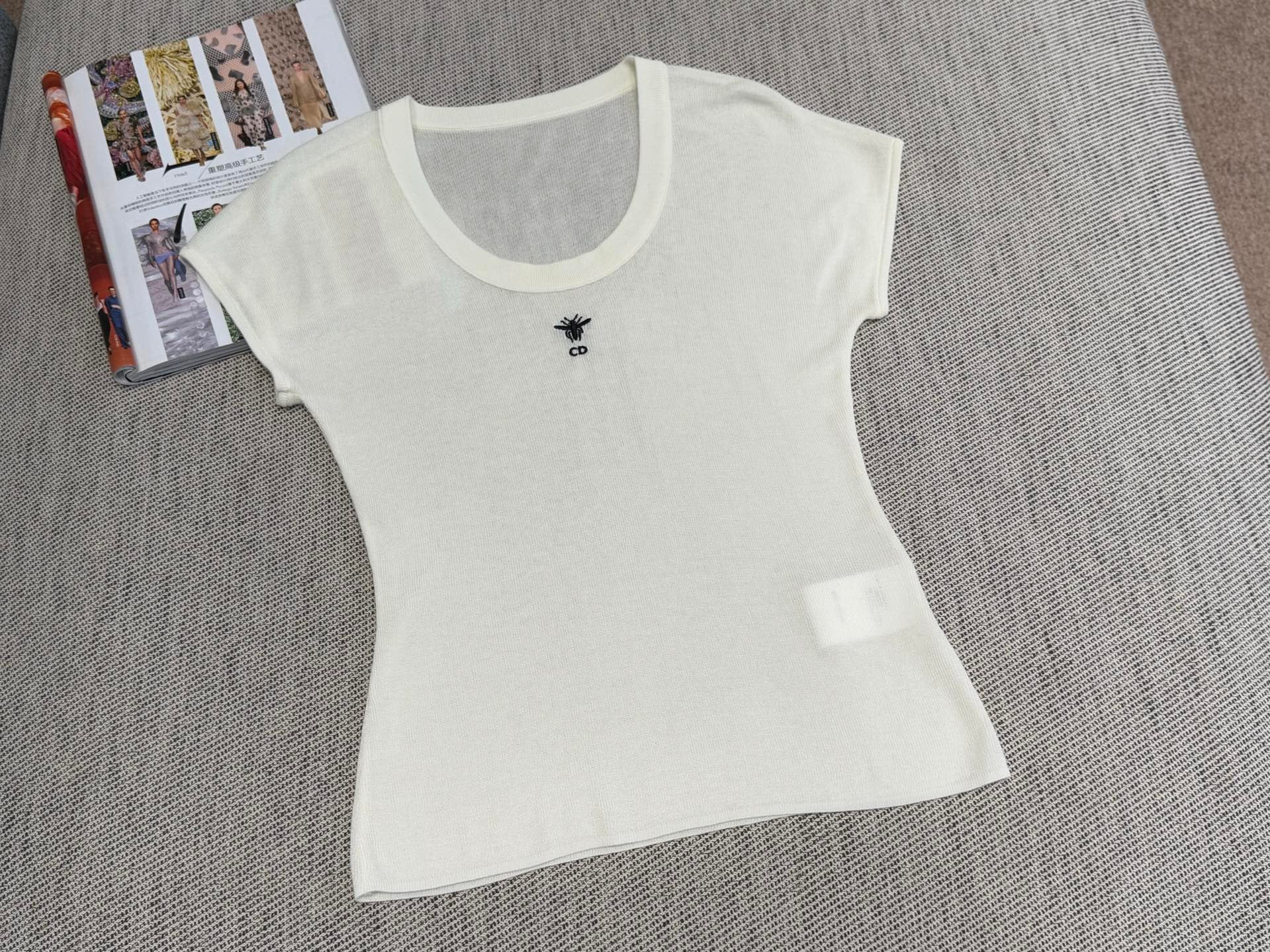 Dior T- Shirt Lenzing Tencel with Mulberry Silk 232713