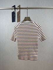 Chanel T- Shirt Pink Yellow mix Black Tencel 232702