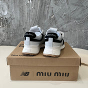 LIGHT GRAY MIX BLACK SNEAKERS COWHIDE
