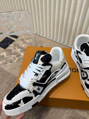 LV TRAINER SNEAKER BLACK MIX WHITE