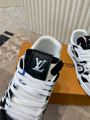 LV TRAINER SNEAKER BLACK MIX WHITE