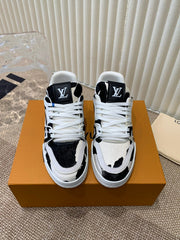 LV TRAINER SNEAKER BLACK MIX WHITE