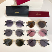 PREMIÈRE ROUND FRAME SUNGLASSES CT0335S IN METAL