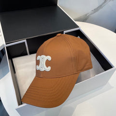 BASEBALL CAP MODEL 650752 IN BURNT ORANGE COTTON