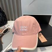 MM BASEBALL CAP IN PEACHY PINK FABRIC STYLE 8