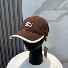 MM BASEBALL CAP IN BROWN FABRIC STYLE 6