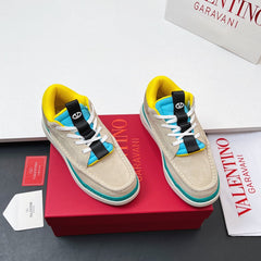 VALENTINO 25S RUNBOOT SNEAKERS IN MULTICOLOR LAMBSKIN